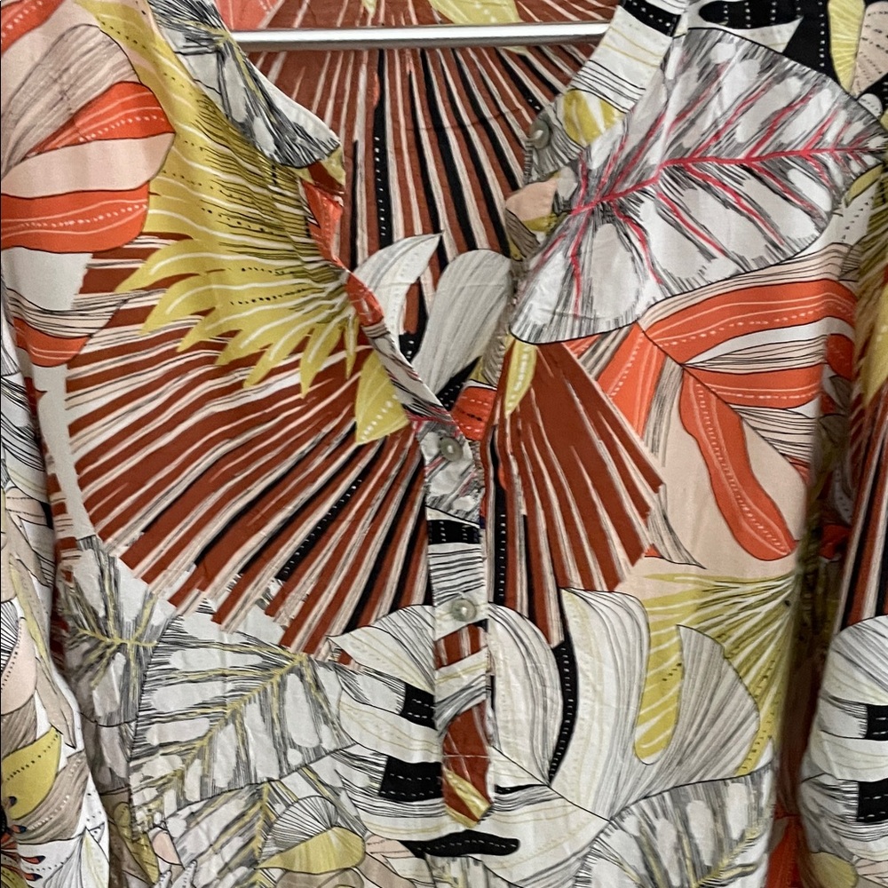 Tropical Print Mini Dress - Picture 5 of 6